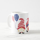 Die drei patriotischen Gnome Kaffeetasse (Vorderseite Links)