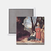 Die drei Philosophen Giorgiones Magnet (Vorderseite/Rückseite)