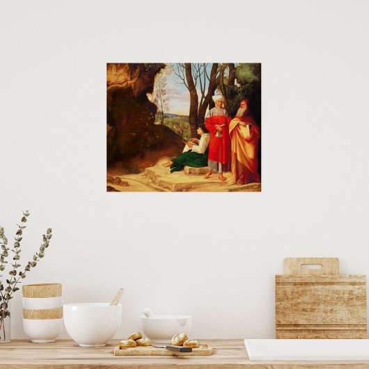 Die drei Philosophen Poster (Küche)