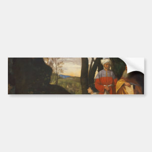 Die drei Philosophen (Weisen) (von Giorgione) Autoaufkleber