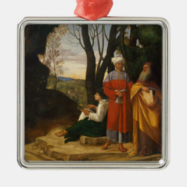 Die drei Philosophen (Weisen) (von Giorgione) Ornament Aus Metall