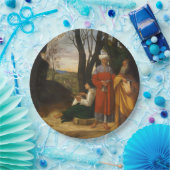 Die drei Philosophen (Weisen) (von Giorgione) Pappteller (Party)