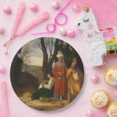 Die drei Philosophen (Weisen) (von Giorgione) Pappteller (Party)
