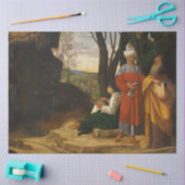 Die drei Philosophen (Weisen) (von Giorgione) Seidenpapier (Basteln)