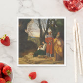 Die drei Philosophen (Weisen) (von Giorgione) Serviette (Beispiel)