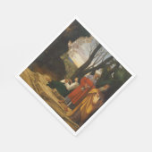 Die drei Philosophen (Weisen) (von Giorgione) Serviette (Ecke)