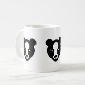 Die drei Punk-Bären Kaffeetasse (Vorderseite Links)