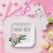 Die drei-Rex-Party-Papier-Teller von Girl Pappteller (Party)