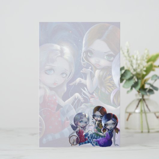 "Die drei Schicksals-" Briefpapier (Stehend Vorderseite)