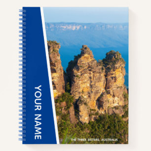 Die drei Schwestern, Blue Mountains Australien, Bl Notizblock