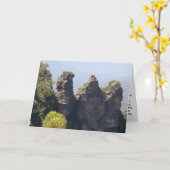 Die drei Schwestern Karte (Gelbe Blume)