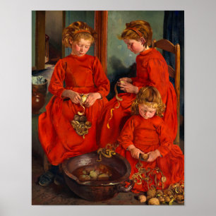 Die drei Schwestern von Leon Frederic Poster