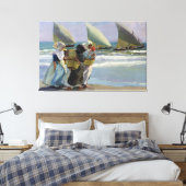 Die drei Segel - Joaquin Sorolla Leinwanddruck (Insitu (Schlafzimmer))