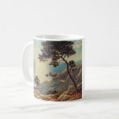Die drei Strände der Côte d'Azur Kaffeetasse (Vorderseite Links)