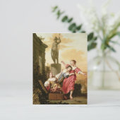 Die drei Töchter der Kultur Postkarte (Stehend Vorderseite)