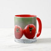 Die drei Tomaten Tasse (VorderseiteRechts)
