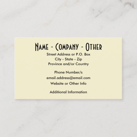 Die drei Trolle Visitenkarte (Rückseite)