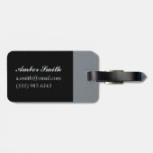 Die drei Türme Gepäckanhänger (Rückseite horizontal)