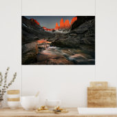 Die drei Türme Poster (Küche)