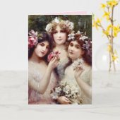 Die drei Umgangsformen Karte (Gelbe Blume)