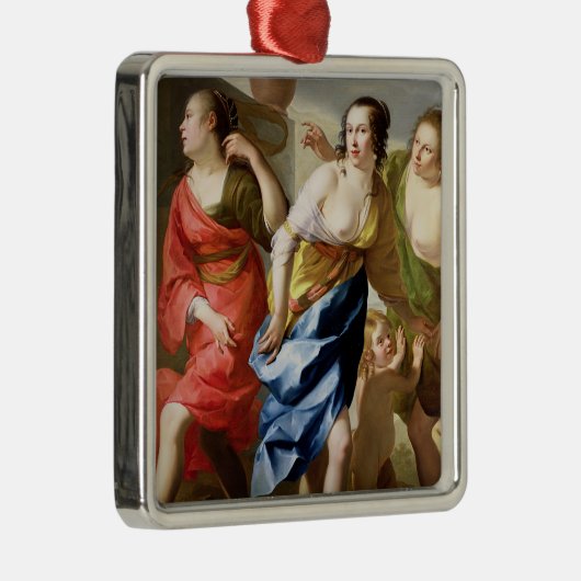 Die drei Umgangsformen Silbernes Ornament (Rechts)