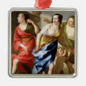 Die drei Umgangsformen Silbernes Ornament (Vorne)