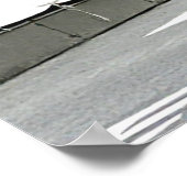 Die Drei-Wege-Sprint Paris-Roubaix 1981 Poster (Ecke)