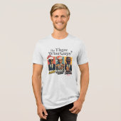 Die drei weisen Kerle Tri-Blend Shirt (Vorderseite voll)