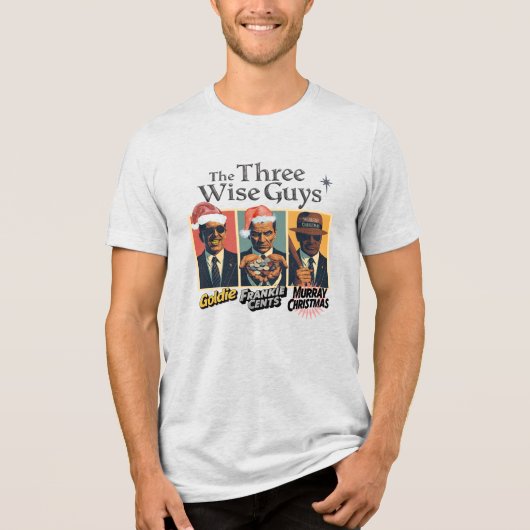 Die drei weisen Kerle Tri-Blend Shirt (Vorderseite)