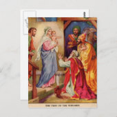 Die drei Weisen Postkarte (Vorne/Hinten)