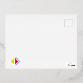 Die drei Weisen sind Folien Feiertagspostkarte (Rückseite)