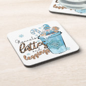 Die drei wichtigsten Dinge im Winter Getränkeuntersetzer (Linke Seite)