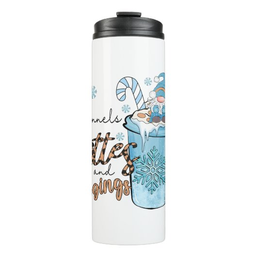 Die drei wichtigsten Dinge im Winter Kaffee M Thermosbecher (Vorderseite)