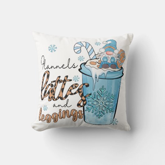 Die drei wichtigsten Dinge im Winter Kissen (Vorderseite)