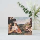 Die drei Zeitalter des Menschen Postkarte (Stehend Vorderseite)