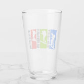 Die dreifache Krone des Wanderglases Glas (Rückseite)