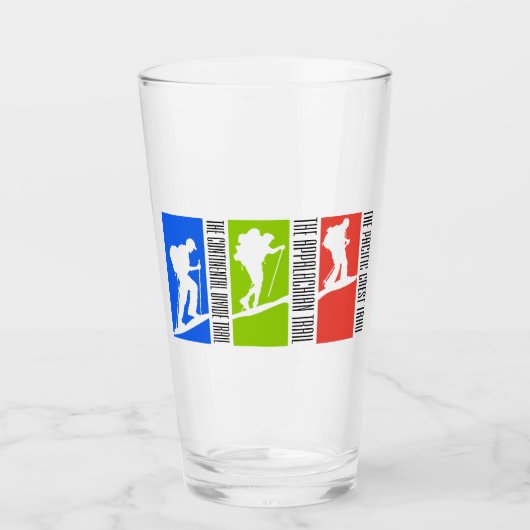 Die dreifache Krone des Wanderglases Glas (Vorderseite)