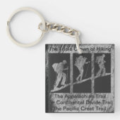 Die dreifache Krone des Wanderns Schlüsselanhänger (Vorderseite)