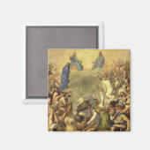 Die Dreifaltigkeit, 1553/54 (Öl auf Leinwand) Magnet (Vorderseite/Rückseite)