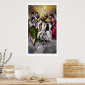 Die Dreifaltigkeit, 1577-79 (Öl auf Leinwand) Poster (Küche)