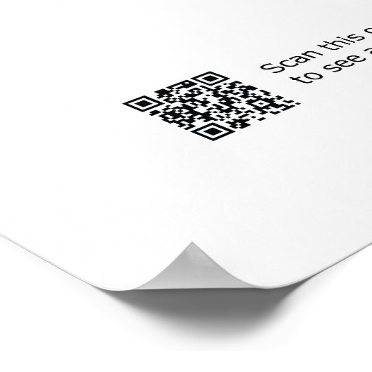 Die Dreifaltigkeit im QR-Code Poster (Ecke)