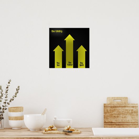 Die Dreifaltigkeit Poster (Küche)