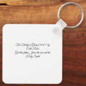 Die Dreifaltigkeit Schlüsselanhänger (Rückseite)