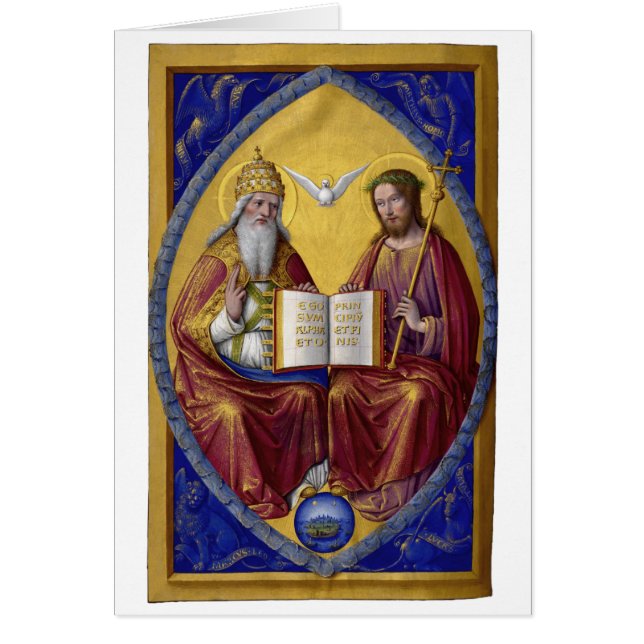 Die Dreifaltigkeit von Jean Bourdichon um 1508 (Vorne)