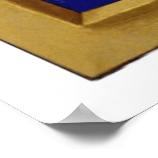 Die Dreifaltigkeit von Jean Bourdichon um 1508 Poster (Ecke)