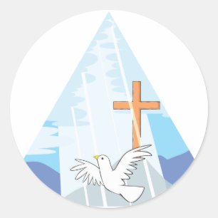 Die Dreiheit - Gott der Vater-Sohn und das Runder Aufkleber