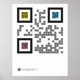 Die Dreiheit in QR Code Poster