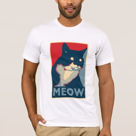 Die Dreistigkeit von Meow T-Shirt (Vorderseite)