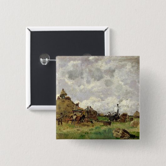 Die Dreschmaschine Button (Vorne & Hinten)