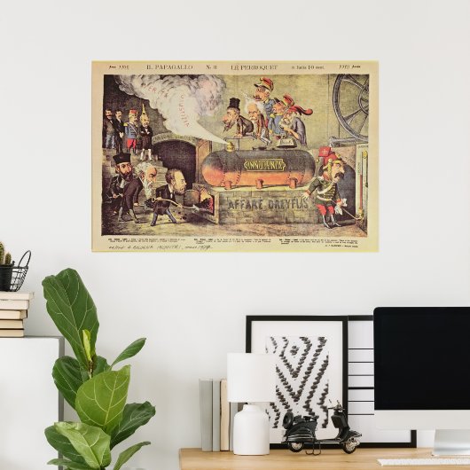 Die Dreyfus-Affäre Poster (Heimbüro)